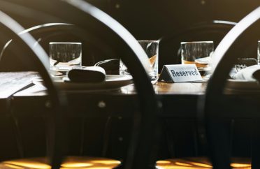 Banquet Reserved Table Celebration Concept